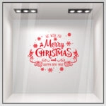 Χριστουγεννιάτικο αυτοκόλλητο MERRY CHRISTMAS WISH