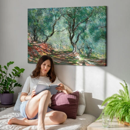 Πινακας σε καμβά MONET - OLIVE TREE IN MORENO GARDEN