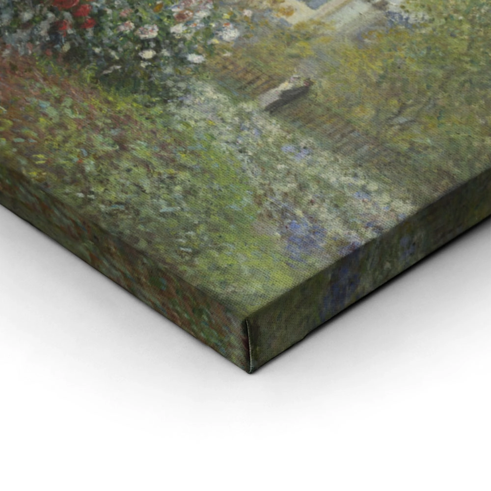 Πινακας σε καμβά MONET - THE ARTIST'S GARDEN IN ARGENTEUIL