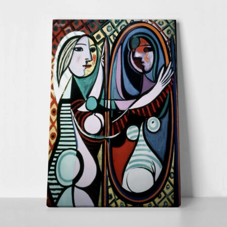 Πινακας σε καμβά PICASSO - GIRL BEFORE A MIRROR - Pablo Picasso Sticky 1