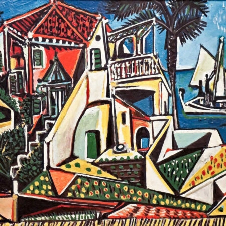 Πινακας σε καμβά PICASSO - MEDITERRANEAN LANDSCAPE - Pablo Picasso Sticky 10