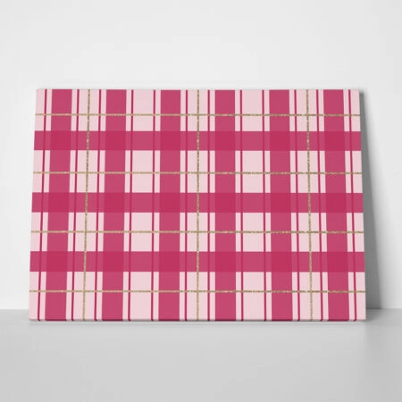 Πινακας σε καμβά PINK CHRISTMAS GIFT PAPER - Χριστουγεννιάτικοι Πίνακες Sticky 1