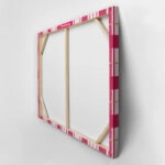 Πινακας σε καμβά PINK CHRISTMAS GIFT PAPER