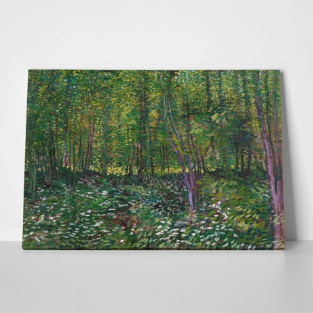 Πινακας σε καμβά VAN GOGH - TREES AND UNDERGROWTH - Vincent Van Gogh Sticky 1