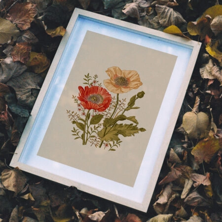 Πόστερ BAROQUE FLOWERS - Botanical - Λουλούδια Sticky 2