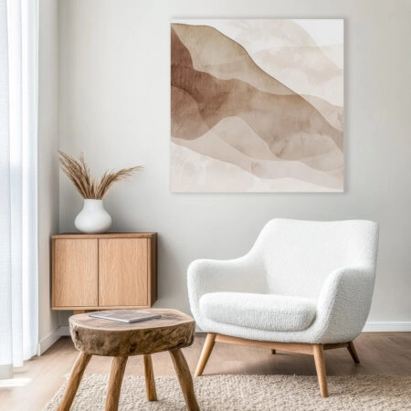 Πίνακας Τετράγωνος MINIMAL BOHO WATERCOLOR