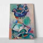 Πινακας σε καμβά MATISSE - WOMAN WITH A HAT