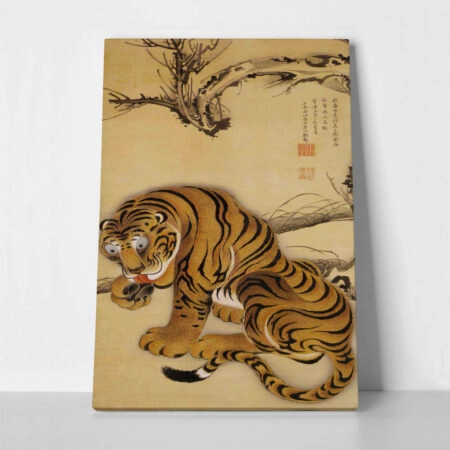 Πινακας σε καμβά JAKUCHU ITO - TIGER - Jakuchu Ito Sticky 1