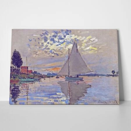 Πινακας σε καμβά MONET - SAILBOAT - Monet Claude Sticky 1