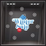 Αυτοκoλλητο Εκπτωσεων WINTER SALE SHOPPING