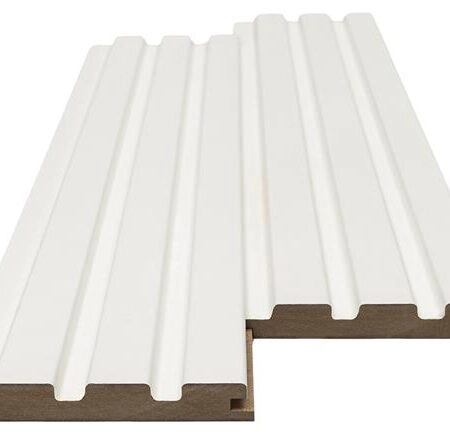 Διακοσμητικό MDF panel τοίχου με 3D πηχακια WHITE 502040 BEAT ST πλατος 11.9cm x υψος 2.75m - Πανελ τοίχου με 3D πηχάκια Sticky 1