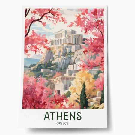 Πόστερ ATHENS FANTASY - Πολεις - Χαρτες Sticky 1