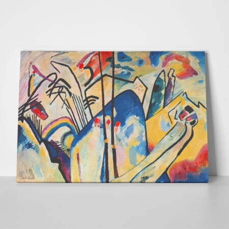 Πινακας σε καμβά KANDINSKY - COMPOSITION No4 - Wassily Kandinsky Sticky 1