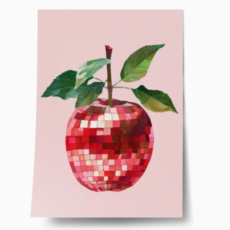 Πόστερ DISCOBALL APPLE - Abstract - Αφηρημένα Sticky 1