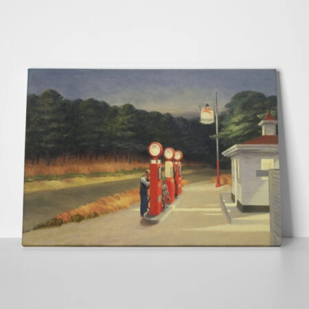 Πινακας σε καμβά EDWARD HOPPER GAS 1940 - Edward Hopper Sticky 1
