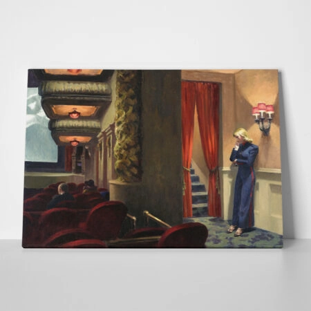 Πινακας σε καμβά EDWARD HOPPER - NEW YORK MOVIE - Edward Hopper Sticky 1