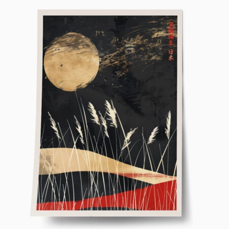 Πόστερ JAPANESE DARK NIGHT - Τοπια - Φυση Sticky 1