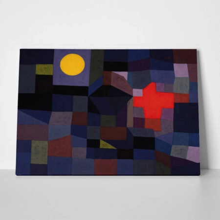 Πινακας σε καμβά PAUL KLEE - FIRE AT FULL MOON - Paul Klee Sticky 1