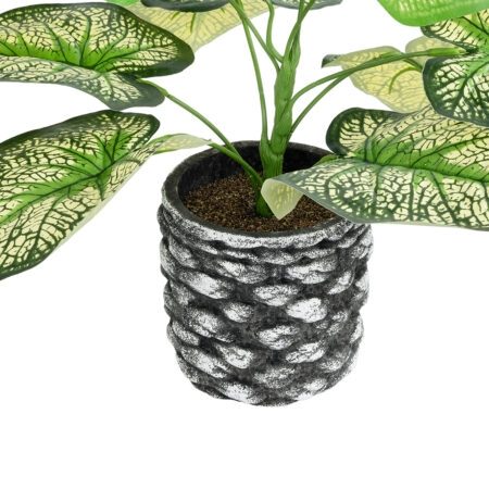 CALADIUM 20889 Τεχνητό Διακοσμητικό Φυτό Τροπικό Καλάδιο Φ40 x Υ33cm - Τροπικα και Ιδιαιτερα Τεχνητα φυτα Sticky 2