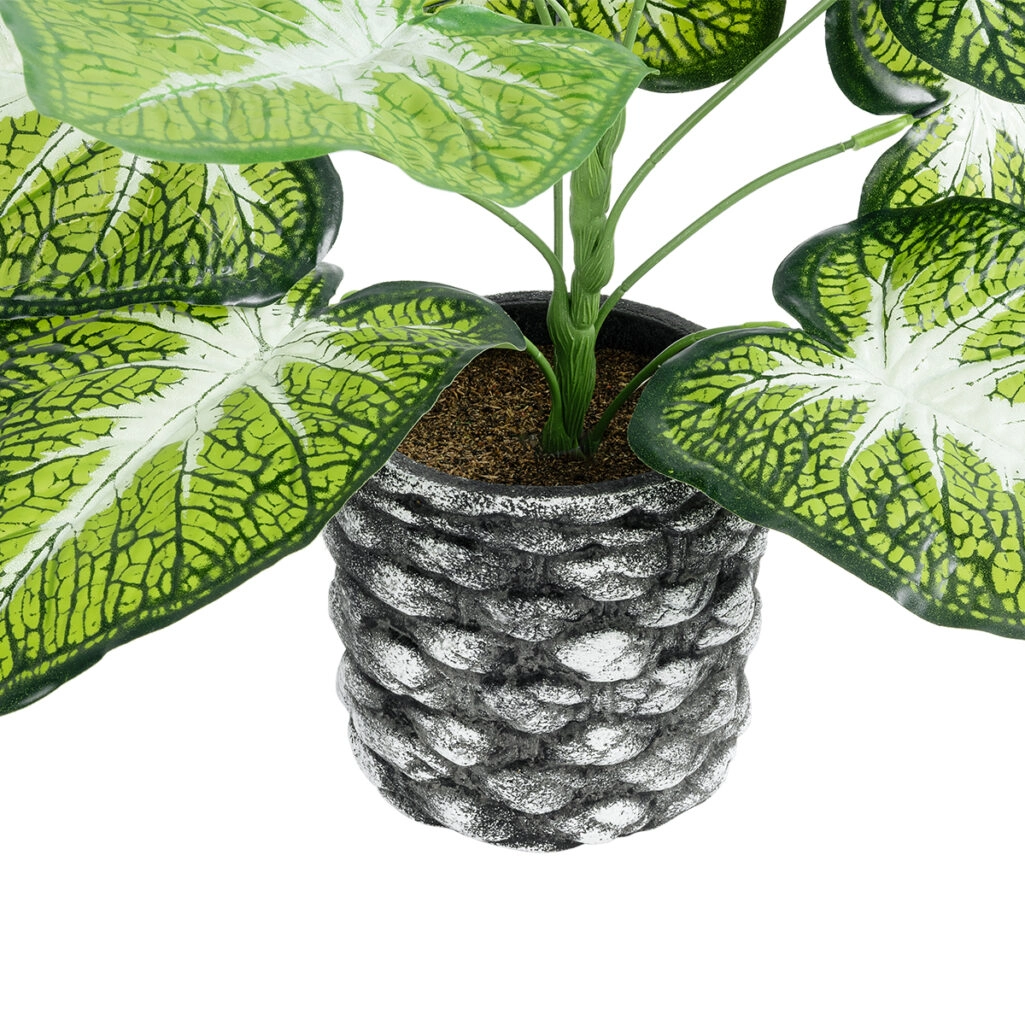 CALADIUM 20890 Τεχνητό Διακοσμητικό Φυτό Τροπικό Φυτό  Φ40 x Υ33cm
