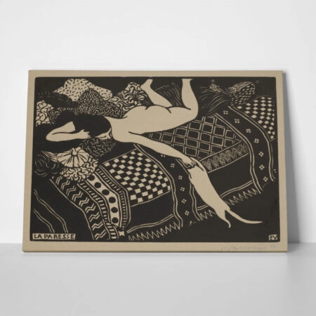 Πινακας σε καμβά FELIX VALLOTTON - THE LAZINESS - Felix Vallotton Sticky 1