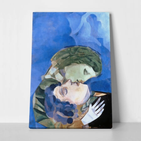 Πινακας σε καμβά MARC CHAGALL - LES AMOUREUX 1916 - Αλλοι ζωγραφοι Sticky 1