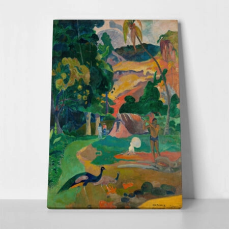 Πινακας σε καμβά PAUL GAUGUIN - LANDSCAPE WITH PEACOCKS - Paul Gauguin Sticky 1