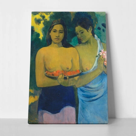 Πινακας σε καμβά PAUL GAUGUIN - TWO TAHITIAN WOMEN - Paul Gauguin Sticky 1