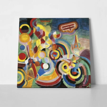 Πίνακας σε καμβά ROBERT DELAUNAY - HOMMAGE TO BLERIOT - Robert Delaunay Sticky 1