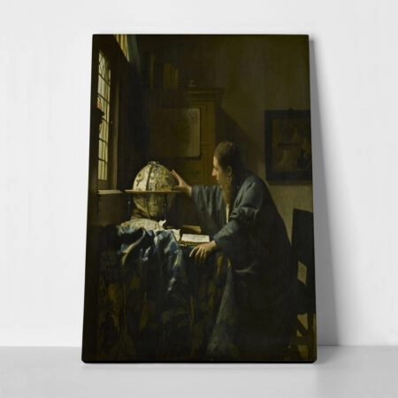 Πινακας σε καμβά VERMEER - THE ASTRONOMER - Johannes Vermeer Sticky 1