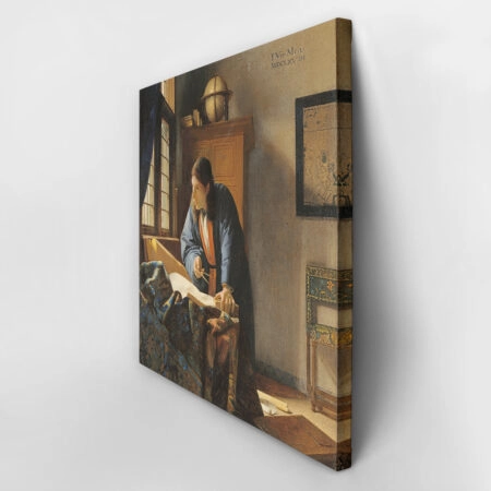 Πίνακας σε καμβά VERMEER - THE GEOGRAPHER - Johannes Vermeer Sticky 3
