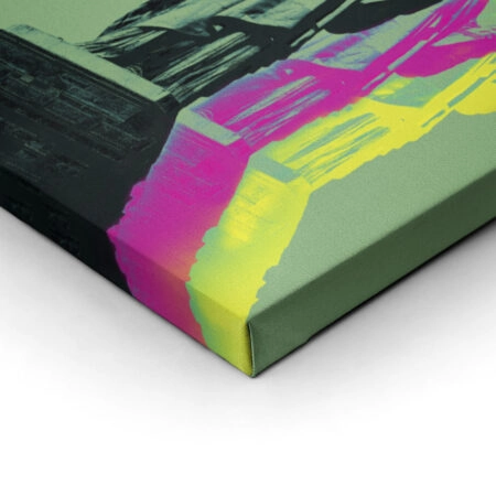 Σετ Τριπτυχος Πινακας σε καμβά ABSTRACT BLACK AND GREEN - Νεα Υορκη Sticky 2