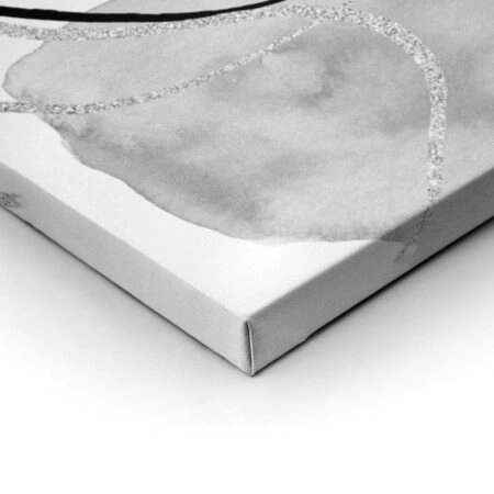 Σετ Δίπτυχος Πινακας σε καμβά BLACK AND WHITE MODERN ART - Αφηρημενα και Abstract Sticky 2