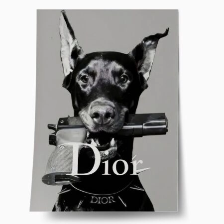 Πόστερ DIOR DOG - Ζωα Sticky 1