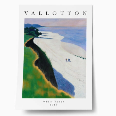 Πόστερ FELIX VALLOTTON - WHITE BEACH - Διασημοι Ζωγραφοι Sticky 1