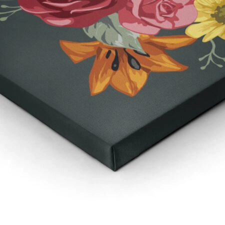 Σετ Τριπτυχος Πινακας σε καμβά FLORAL VIBES - Floral - Λουλουδια Sticky 2