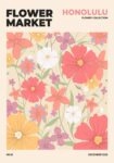 Πόστερ FLOWER MARKET HONOLULU