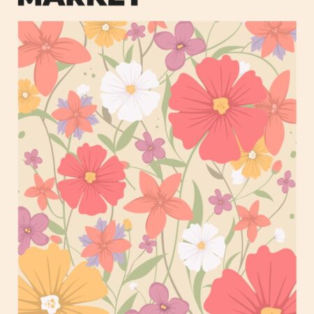 Πόστερ FLOWER MARKET HONOLULU - Botanical - Λουλούδια Sticky 3