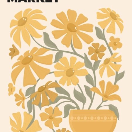 Πόστερ FLOWER MARKET MILAN - Botanical - Λουλούδια Sticky 3