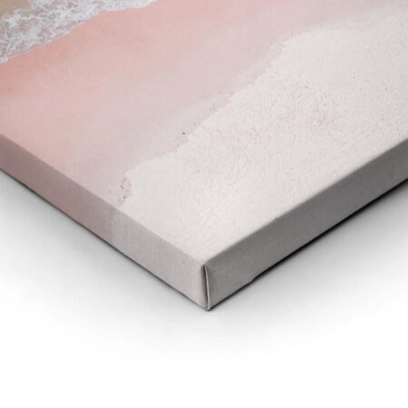 Σετ Τριπτυχος Πινακας σε καμβά PINK AND CYAN PASTEL - Παραλιες Sticky 2