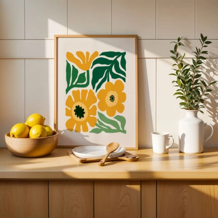 Πόστερ DAISIES MATISSE STYLE - Botanical - Λουλούδια