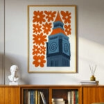 Πόστερ FLORAL TRAVEL BIG BEN