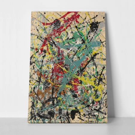 Πινακας σε καμβά JACKSON POLLOCK - NUMBER 16 1949 - Pollock Jackson Sticky 1