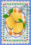 Πόστερ LEMONS STAMP ILLUSTRATION