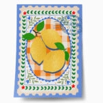 Πόστερ LEMONS STAMP ILLUSTRATION