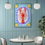 Πόστερ LOBSTER ILLUSTRATION