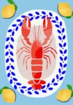 Πόστερ LOBSTER ILLUSTRATION