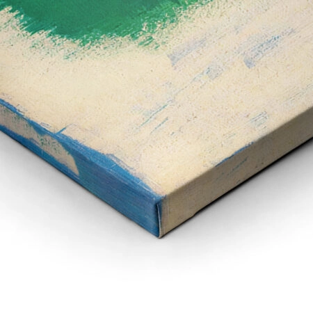 Πινακας σε καμβά ROTHKO - GREEN WHITE BLUE - Rothko Mark Sticky 2