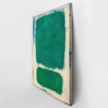 Πινακας σε καμβά ROTHKO - GREEN WHITE BLUE - Rothko Mark Sticky 3