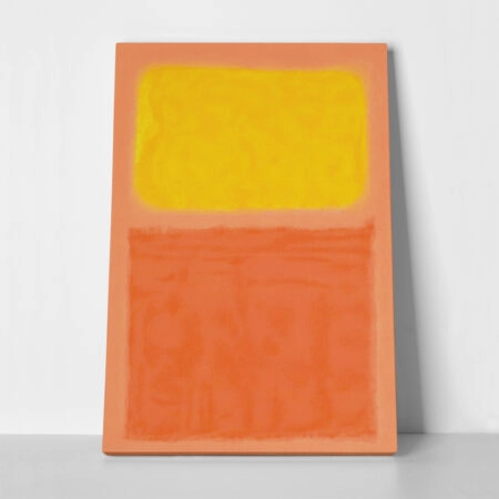Πινακας σε καμβά ROTHKO - PEACH YELLOW ORANGE - Rothko Mark Sticky 1